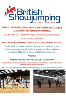 Derbyshire Academy Training with Julia Hardy Derbyshire Academy Training with Julia Hardy